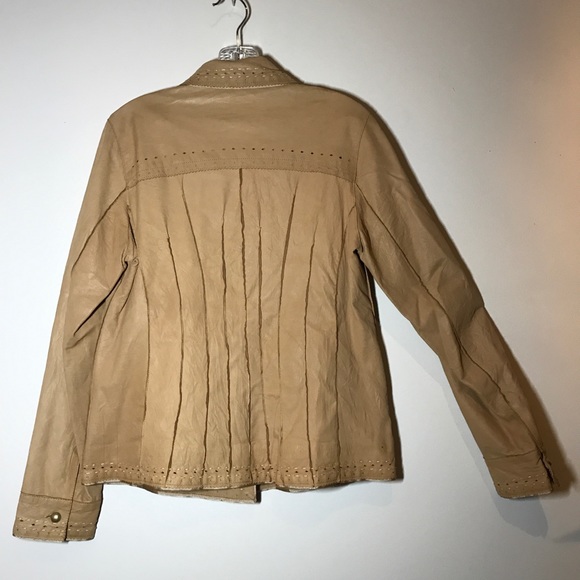 Zucchero Women’s Leather Jacket - Italian - Picture 5 of 8